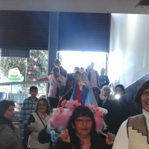 Procesión de nuestra Madre en el Hospital del Niño Jesús de Tucumán