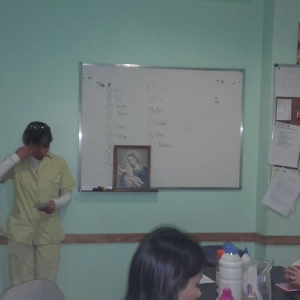 Novena de la Virgen del Huerto en el Hospital del Niño Jesús