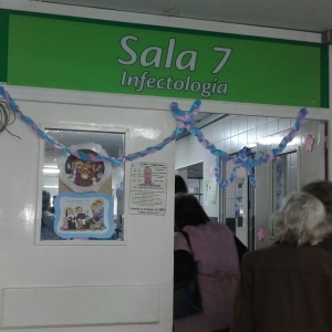 Procesión de nuestra Madre en el Hospital del Niño Jesús de Tucumán