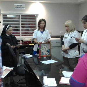 Novena de la Virgen del Huerto en el Hospital del Niño Jesús