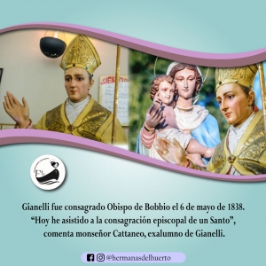 6 DE MAYO: GIANELLI ES ORDENADO OBISPO DE LA DIÓCESIS DE BOBBIO