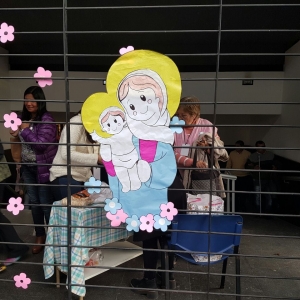 Procesión de nuestra Madre en el Hospital del Niño Jesús de Tucumán