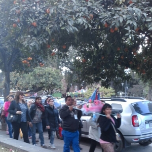 Procesión de nuestra Madre en el Hospital del Niño Jesús de Tucumán