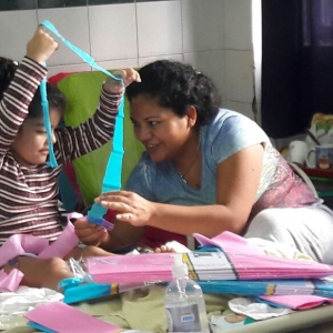 Novena de la Virgen del Huerto en el Hospital del Niño Jesús